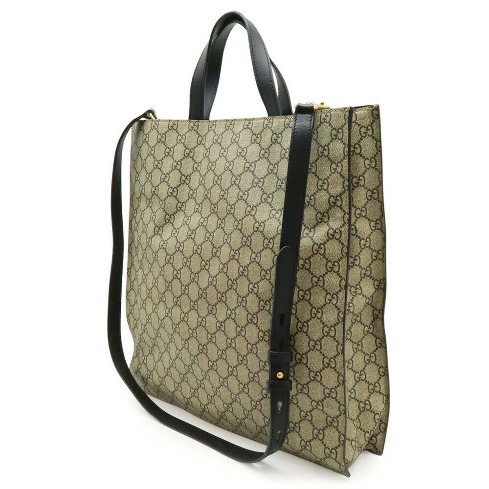 GUCCI Authentic Black Leather Shoulder Bag - Picture 3 of 9